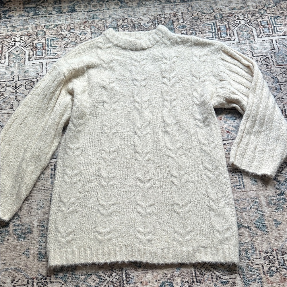 Top shop cream sweater